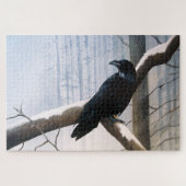 Winter Raven Forest Puzzle (Horizontal)