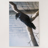 Winter Raven Forest Puzzle (Vertikal)