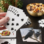 Winter Raven Forest Spielkarten (In Situ)