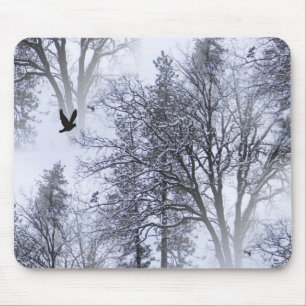 Winter Raven... Mousepad