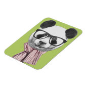 Winter Ready Panda Bär Magnet (Linke Seite)