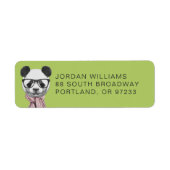 Winter Ready Panda Bär | Name hinzufügen (Vorne)