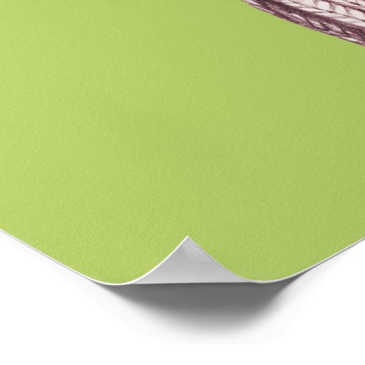 Winter Ready Panda Bär Poster (Ecke)