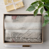 Winter Red Barn Seidenpapier (Geschenk)