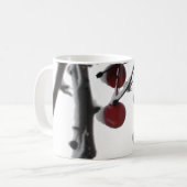 Winter Red Berries Tasse (Vorderseite Links)