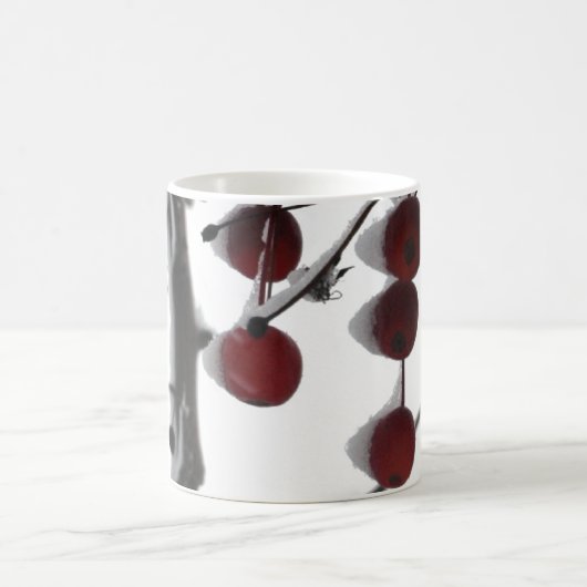 Winter Red Berries Tasse (Mittel)