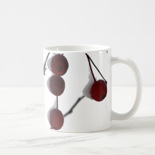 Winter Red Berries Tasse (Rechts)