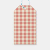 Winter Red Christmas Silly Goose  1st birthday Geschenkanhänger (Rückseite)