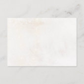 Winter Red Green Pinecone Hochzeitskarte Begleitkarte (Rückseite)