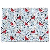 Winter Red Kardinal Bird
