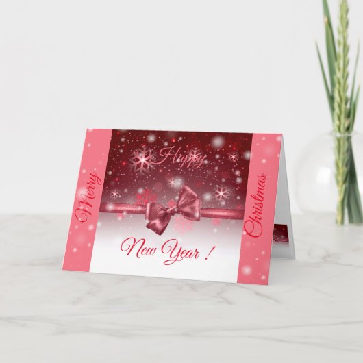 Winter Red Karte (Vorderseite)