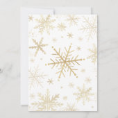 Winter Red Truck Baby Dusche Einladung (Rückseite)