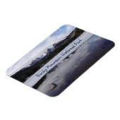 Winter Reflection Sprague Lake Rocky Mtn Natal Par Magnet (Linke Seite)