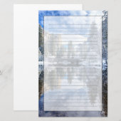 Winter-Reflexion bei Yosemite Briefpapier (Vorne/Hinten)