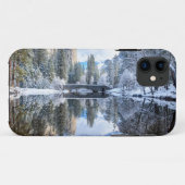 Winter-Reflexion bei Yosemite Case-Mate iPhone Hülle (Rückseite (Horizontal))
