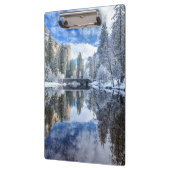 Winter-Reflexion bei Yosemite Klemmbrett (Links)