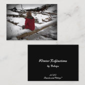 Winter-Reflexionen ATC Visitenkarte (Vorne/Hinten)