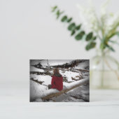 Winter-Reflexionen ATC Visitenkarte (Stehend Vorderseite)