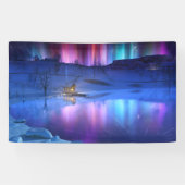 Winter-Regenbogenbanner Banner (Horizontal)