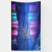 Winter-Regenbogenbanner Banner (Vertikal)