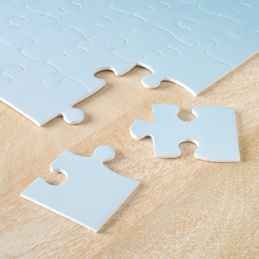 Winter-Rentier-Silhouette Puzzle (Seite)