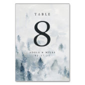 Winter Reverie | PERSONALISIERTE TISCHNUMMER (Rückseite)