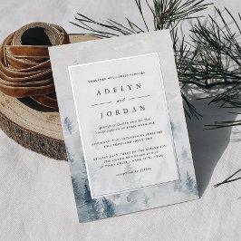 Winter Reverie Wedding Folieneinladung