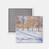 Winter Richmond Park Magnet (Vorderseite/Rückseite)