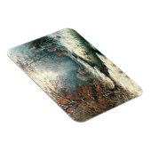 Winter River Landschaft Magnet (Rechte Seite)