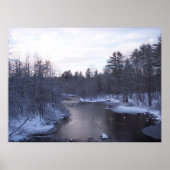 Winter River Poster (Vorne)