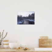 Winter River Poster (Küche)