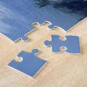 Winter River Sunset Landscape Snow Watercolor Puzzle (Seite)