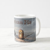 Winter Road Jukebox Americana Memory Tasse (VorderseiteRechts)