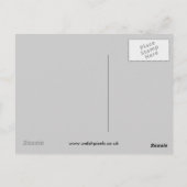 Winter Robin Postcard Postkarte (Rückseite)