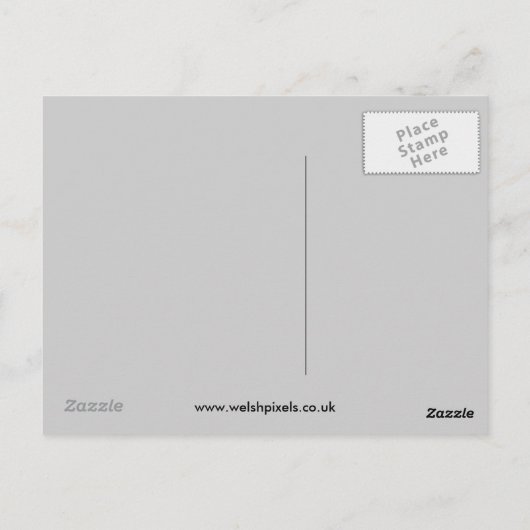 Winter Robin Postcard Postkarte (Rückseite)