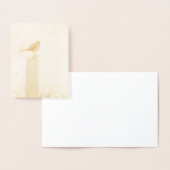 Winter Robin RedBrust Folienkarte (Anzeige)