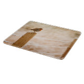 Winter Robin RedBrust Schneidebrett (Ecke)