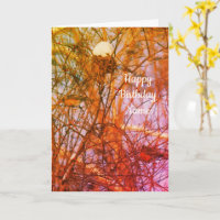 Winter Robins Nature Art Personalisiert Geburtstag