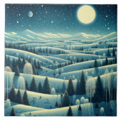 Winter-Rolling Hills Fliese (Vorderseite)