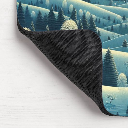 Winter-Rolling Hills Mousepad (Ecke)