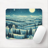 Winter-Rolling Hills Mousepad (Mit Mouse)