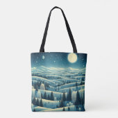Winter-Rolling Hills Tasche (Rückseite)