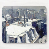 Winter Rooftops Paris Mousepad (Vorne)