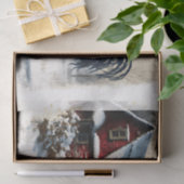 Winter Rooster Seidenpapier (Geschenk)