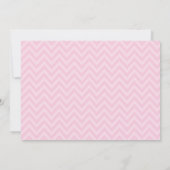 Winter-rosa Eisbär-Mädchen-Babyparty-Einladung Einladung (Rückseite)