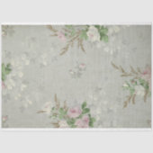 Winter-Rose Dekoupage Tissue Paper Seidenpapier (Vorderseite)