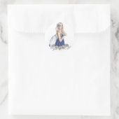Winter Rose Fairy Sticker (Tasche)