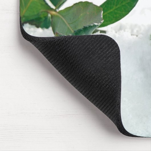 Winter-Rose Mousepad (Ecke)