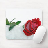 Winter-Rose Mousepad (Mit Mouse)