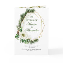 Winter Rose Pine Holly Weihnachtsfeiertag Programm